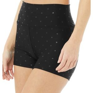 ALO: 3" Airlift High-Waist Polka Dot Short
